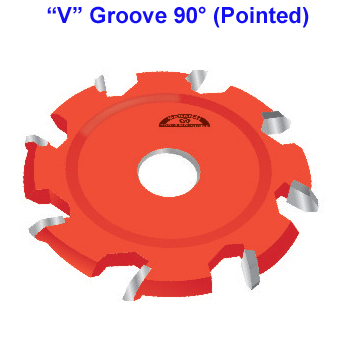 V Groove 90(Pointed)