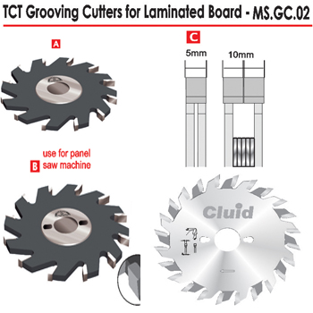 TCT Brazed Grooving Cutter - MS.GC.01