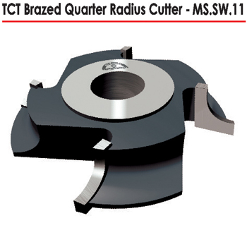 TCT Brazed Quarter Radius Cutter - MS.SW.11