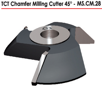 TCT Chamfer Milling Cutter 45 - MS.CM.28